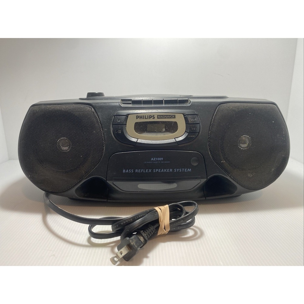 Vintage Philips Magnavox AZ1009 CD AM-FM Radio Cassette Player- Tested  C155